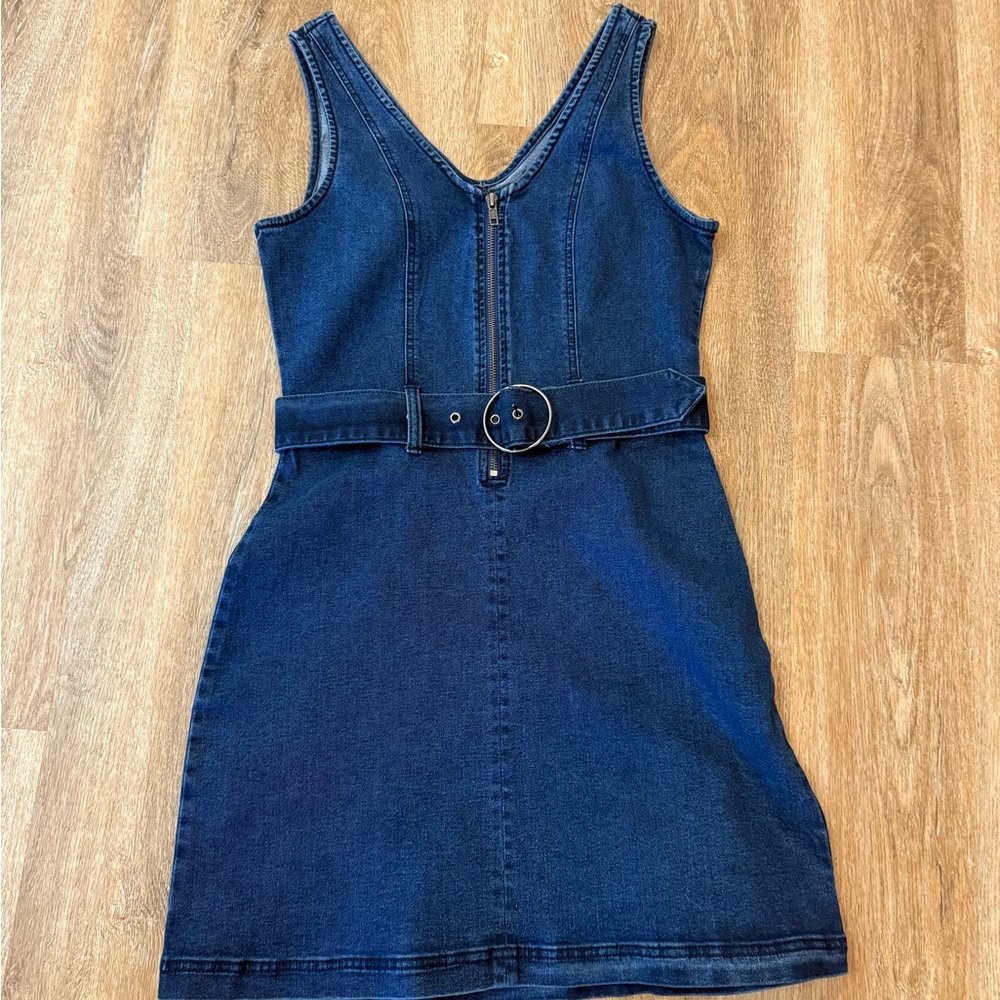 Rewash Dark Blue Denim Mini Dress NWOT